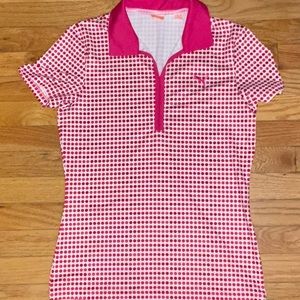 Puma golf polo. Pink